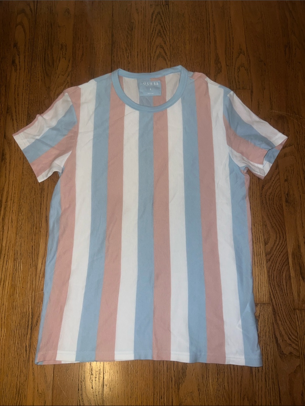 Guess Striped Crewneck Tee